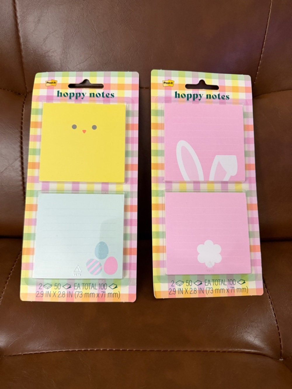 Post-it Hoppy Notes Easter Themed Sticky Notes - 2 Sets